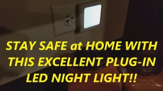 BEST Plug-In Led Night Light with Auto Dusk to Dawn Sensor, Adjustable brightness REVIEW