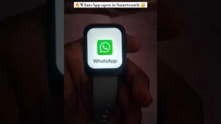 Smartwatch mein WhatsApp open| How to open WhatsApp in Smartwatch| #smartwatch #shorts #whatsapp