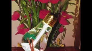 Увлажнитель воздуха, ароматизатор, ночник "Лампочка". С подсветкой