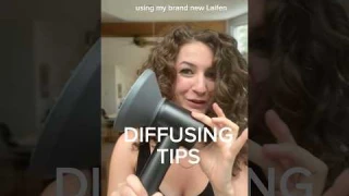 Diffusing tips for wavy & curly hair with LAIFEN HIGH SPEED HAIR DRYER