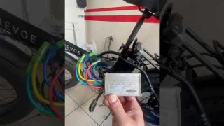Слабый контроллер с завода на электро фетбайке, замена контроллера