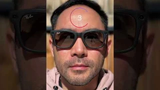 Transition Lens Sped Up | Ray-Ban Meta Wayfarer #shorts