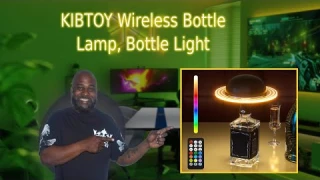 KIBTOY Wireless Bottle Lamp, Bottle Light