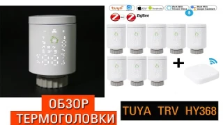 Обзор умной термоголовки Tuya Zigbee TRV Moes HY368. Подключение к шлюзу, тесты и эксперименты.