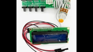 Ручной регулятор вентиляторов с термодатчиком и LCD дисплеем (ШИМ регулятор) PWM, 16А, 8х4pin