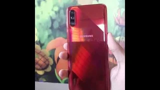 Samsung Galaxy A70s Prism Crush Red Design | 6GB RAM , 128GB Storage | #Shorts