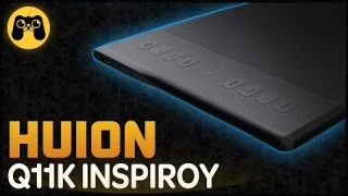 Huion Q11K Inspiroy - Графический планшет для всего. Распаковка и Обзор от Арталаски
