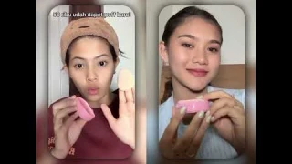 Mala sama Devi pakai produk yg sama guys🫵 #magic5 #basmalahgralind #sridevida5