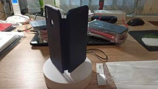 Honor 8X \ Honor 8X чехол книга для телефона магнитная есть отдел для карты \ Хонор 8Х синий цвет