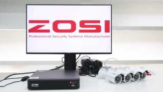 ZOSI H.265+ Full 1080p Home Security Camera System Outdoor Indoor, 5MP-Lite CCTV DVR 8 Channel