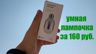Умная лампочка за 160 рублей. Обзор Smart Wi-Fi LED BULB OTOT
