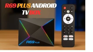 R69 Plus Voice Control TV Box Ultra HD 8K [Best Android TV Box]