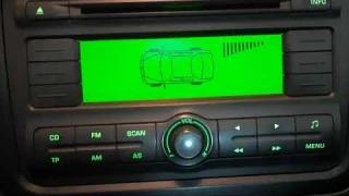 Работа парковочного ассистента с датчиками с Aliexpress. Skoda Roomster 2009