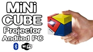 Portable Cube with Projector,Android PC,WIFI & Bluetooth