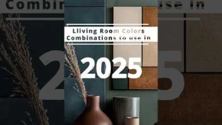 Top 2025 Living Room Color Combinations | Trendy Interior Design Ideas #Colorscombo2025 #intvizion