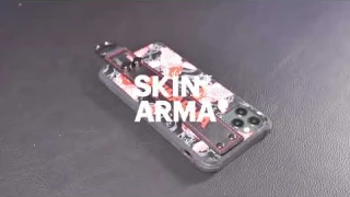 Skinarma / Sakana Case / Чехол-накладка для iPhone с ремешком / держателем / подставкой