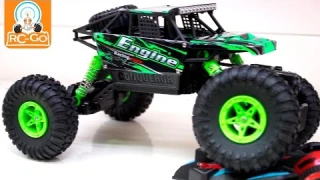 Радиоуправляемая модель краулера HB Rock Crawler 4WD RTR 1:14 2.4GHz c яркими светодиодными огнями