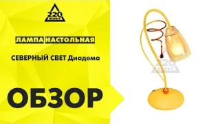 Обзор Лампа настольная СЕВЕРНЫЙ СВЕТ Диадема
