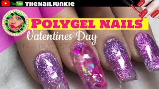 Cheap Asf 🤭 Polygel $4 😮|Polygel| Valentines Nails