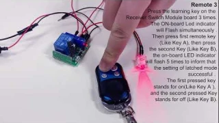 433 мгц универсальный беспроводной пульт дистанционного управления dc 12 в 1ch релейный модуль