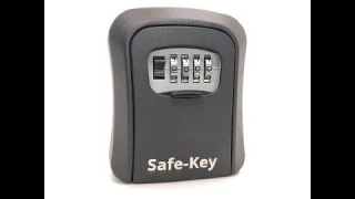 Смена кода на Кейбоксе / Мини сейф на стену для ключей / Сейф ключница металлическая Safe-Key®™