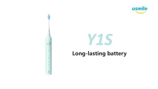 usmile Y1S, the Classic Sonic Toothbrush with 180 Days Battery Life.
