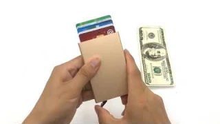 Держатель, чехол для пластиковых банковских карт с RFID защитой