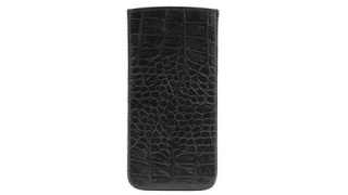 Чехол СтАС Shagren черный, крокодил