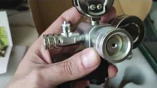 CO2 редуктор MuFan Pro с электромагнитным клапаном, регулятором тонкой настройки и с