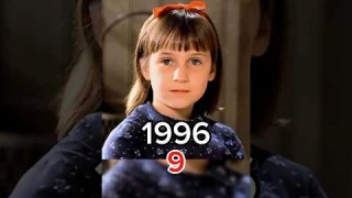 Matilda 1996 vs 2025 #Matilda #matilda196 #ThenAndNow #MovieCast #movie #youtibeshorts #shots