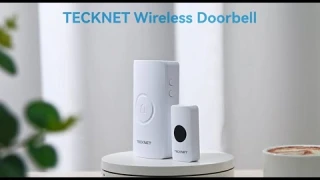 TECKNET Wireless Doorbell Cordless Door Chime Kit
