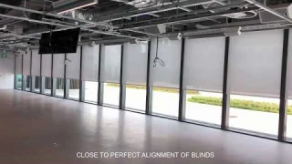 New Office Installed with Blinds - Virtually Perfect Alignment for Seamless Motion
