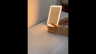 Зеркало для макияжа с сенсорным экраном с алиэкспресс. Зеркало с подсветкой от usb