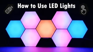 How to Use Smart RGB Hexagon LED Lights #Shorts