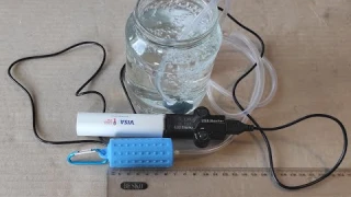 Аэратор (Генератор воздуха) для аквариума с питанием от USB с Aliexpress
