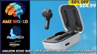 Review Amazon Echo Buds (newest model), True Wireless Bluetooth 5.2 Earbuds, Amazon