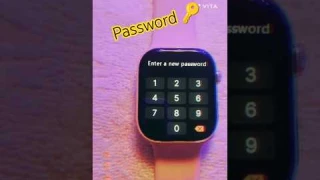 Password in Smart watch 💞⌚#shorts #smartwatch Watch 9 Max 🤯 Laxasfit Watch