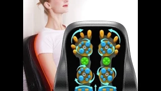 Массажная подушка Массажер для спины Поясницы Всего тела Роликовый электрический массажер