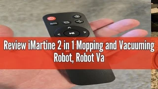 Review iMartine 2 in 1 Mopping and Vacuuming Robot, Robot Vacuum and Mop Combo Compatible with WiFi/