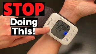 The Proper Way How To Use A Wrist Blood Pressure Cuff & Monitor | Omron Wrist Monitor