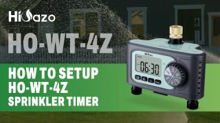 HiOazo Sprinkler Timer HO-WT-4Z  Setup Guide