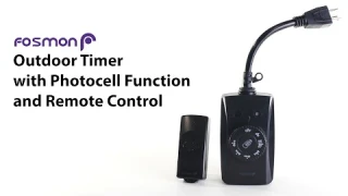 The Best Outdoor Timer with Photocell Function and Remote Control