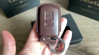 Кожаный чехол для ключа Toyota, ключ №5, casekey