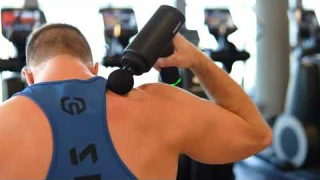 Massage Gun Deep Tissue Percussion Muscle Handheld One-Click Electric Body Fascia Massager Sports