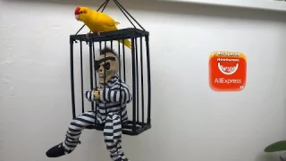 Скелет-заключённый с датчиком движения с Aliexpress