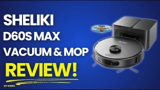 Sheliki D60S Max 3-In-1 Robot Vacuum & Mop With 6000PA Suction Review | Mapping & Obstacle Handling