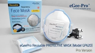 eGee-Pro Reusable protective mask (Model GP620)