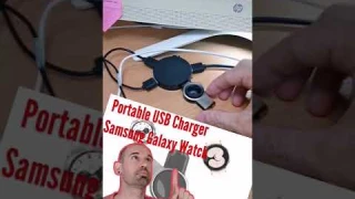 USB Charger for Samsung Watch Active and Apple iWatch - No More Broken Cables | Ken Drew Reviews