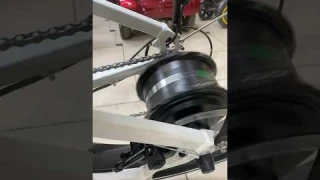 Как звучит редукторное мотор колесо Bafang 750W на скорости 45 км/ч. Электровелосипед Eco Drive V11
