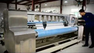 Ultrasonic clean cloth slitting machine